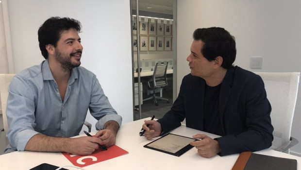 ep el consejero delegado y fundador de eurdit alejandro martinez y el consejero delegado de ddb en