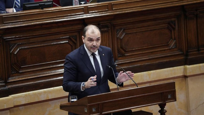 El conseller de la Presidencia, Albert Dalmau, interviene durante una comparecencia, en el Parlament de Catalunya, a 28 de enero de 2026, en Barcelona, Catalunya (España). | David Zorrakino - Europa Press ep el conseller de la presidencia albert dalmau interviene durante una comparecencia en el parlament