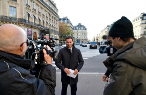 ep el lehendakari imanol pradales antes de realizar declaraciones en paris