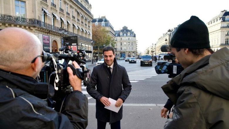ep el lehendakari imanol pradales antes de realizar declaraciones en paris