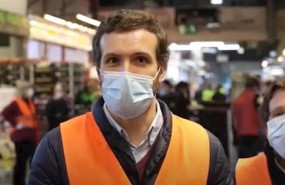 ep el lider del pp pablo casado visita mercamadrid