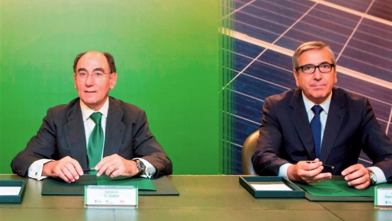 ep el presidente de iberdrola ignacio galan y el presidente del ico jose carlos garcia de quevedo
