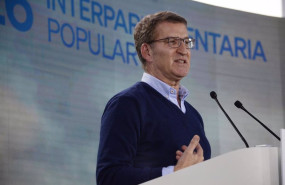 ep el presidente del partido popular alberto nunez feijoo interviene durante la clausura de la xxvi
