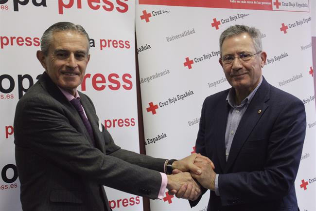 Firma del acuerdo entre Cruz Roja Española y Europa Press | CRUZ ROJA ESPAÑOLA ep firmaacuerdocruz roja espanolaeuropa press