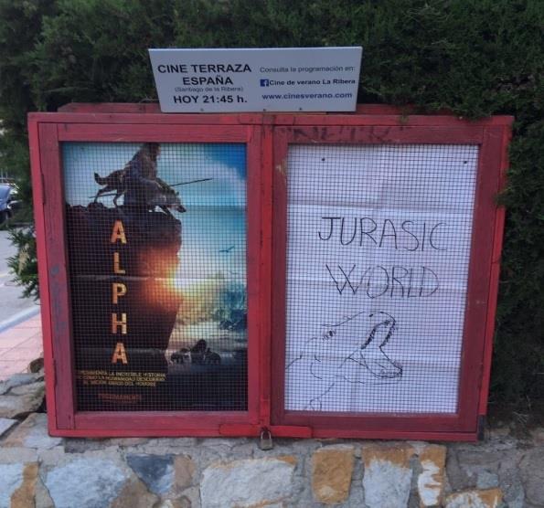 ep fotocartel de jurassic world dibujadoboliunos cinesmurcia