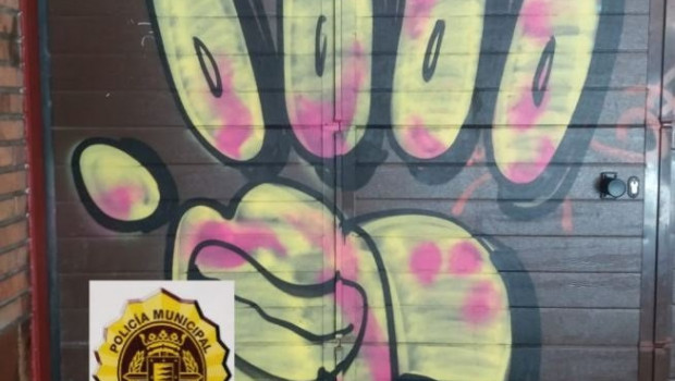ep grafitti realizado por el joven sancionado en valladolid