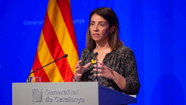 ep la consellera de presidencia y portavoz del govern meritxell budo ofrece una rueda de prensa