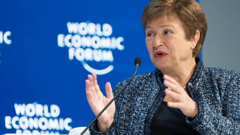 La directora gerente del FMI, Kristalina Georgieva. | Greg Beadle/World Economic Forum / DPA - Archivo ep la directora gerente del fmi kristalina georgieva