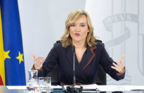 ep la ministra portavoz y de educacion formacion profesional y deporte pilar alegria interviene