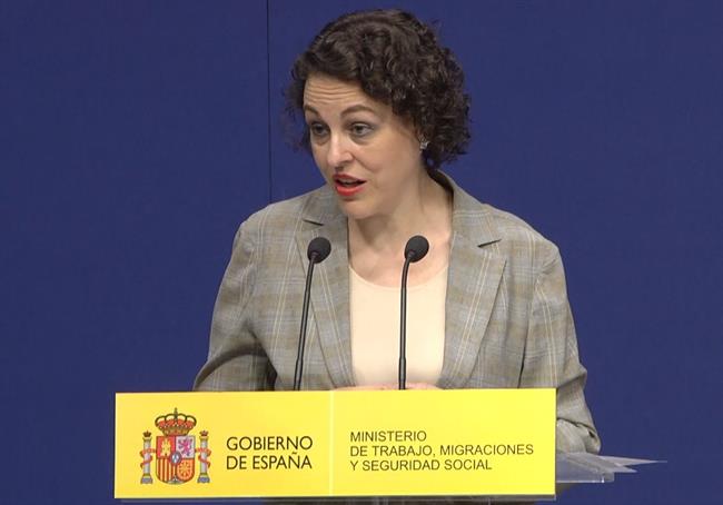 La ministra de Trabajo,Magdalena Valerio | MINISTERIO DE TRABAJO, MIGRACIONES Y SEGURIDAD SOC ep la ministratrabajomagdalena valerio