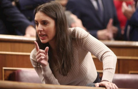 ep la portavoz de unidas podemos en el congreso irene montero durante la sesion de constitucion de