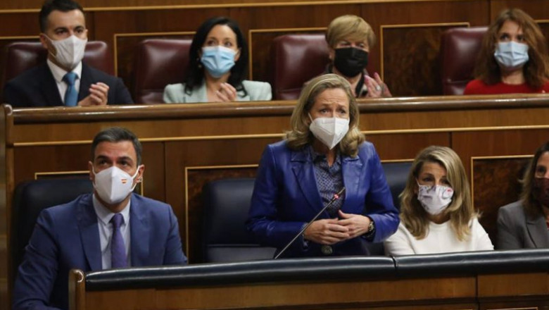 ep la vicepresidenta de asuntos economicos nadia calvino en la sesion de control al gobierno