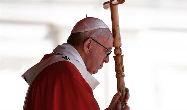 ep papa francisco durantecelebracionuna misasemana santa
