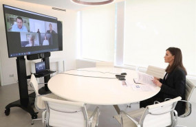 ep predif detalla a la reina en videoconferencia el impacto de la pandemia en personas con