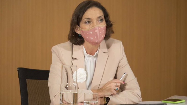 Reyes Maroto, ministra de Industria, Comercio y Turismo. | JORGE PETEIRO ep reyes maroto 20210618110116