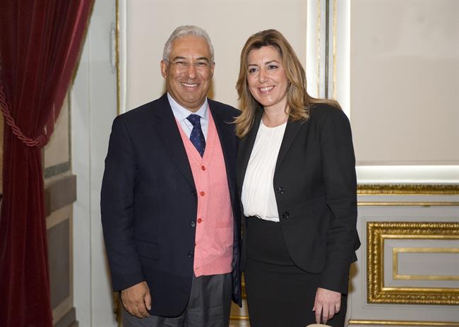 Susana Díaz y António Costa, en 2014 en Lisboa | EUROPA PRESS/JUNTA DE ANDALUCÍA/ARCHIVO ep susana diazantonio costa en 2014lisboa