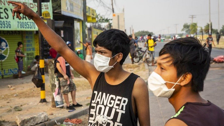 Vecinos de la ciudad boliviana de Santa Cruz con mascarillas por el coronavirus | Natan Dvir - Archivo ep vecinos de la ciudad boliviana de santa cruz con mascarillas por el coronavirus
