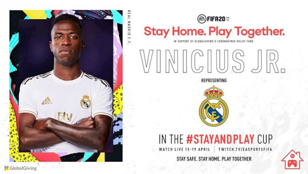 ep vinicius junior participara en la copa ea sports fifa 20 stay and play para luchar contra la