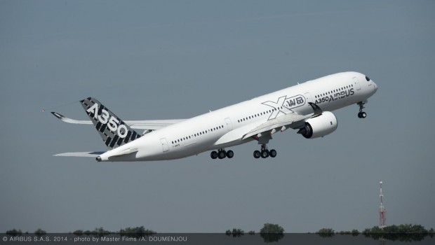 Airbus A350 XWB, aircraft, air travel, transport