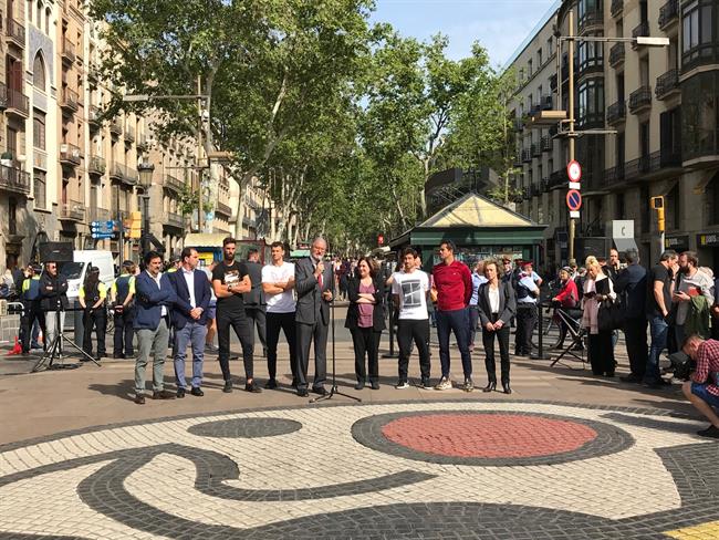 Albert Agustí, Ada Colau y tenistas. | EUROPA PRESS ep albert agusti ada colautenistas