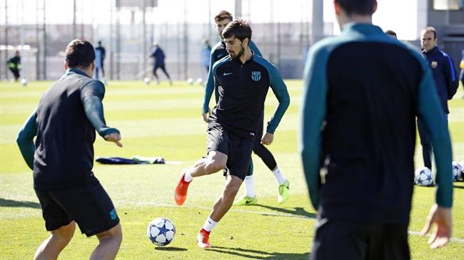 André gomes entrenando | MIGUEL RUIZ/FCB ep andre gomes entrenando