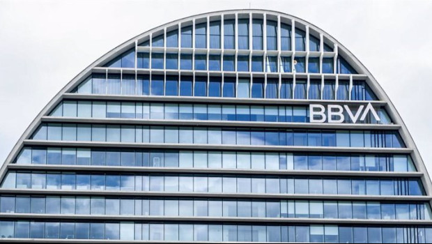 Archivo - Fachada de la sede de BBVA, a 26 de septiembre de 2024, en Madrid (España). | Ricardo Rubio - Europa Press - Archivo ep archivo fachada de la sede de bbva a 26 de septiembre de 2024 en madrid espana 20250423162804