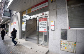 ep archivo   fachada de una oficina de empleo en madrid