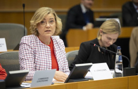 ep archivo   la vicepresidenta de la comision europea para la para la soberania tecnologica la