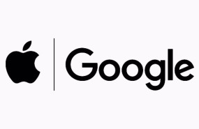 ep archivo   logotipos de apple y google