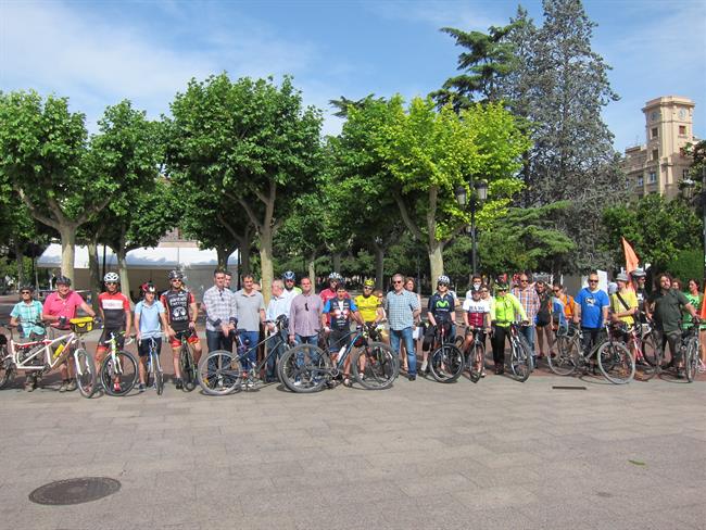 Concentración Ciclistas Por Una Ley Justa En Logroño | EUROPA PRESS ep concentracion ciclistasuna ley justalogrono