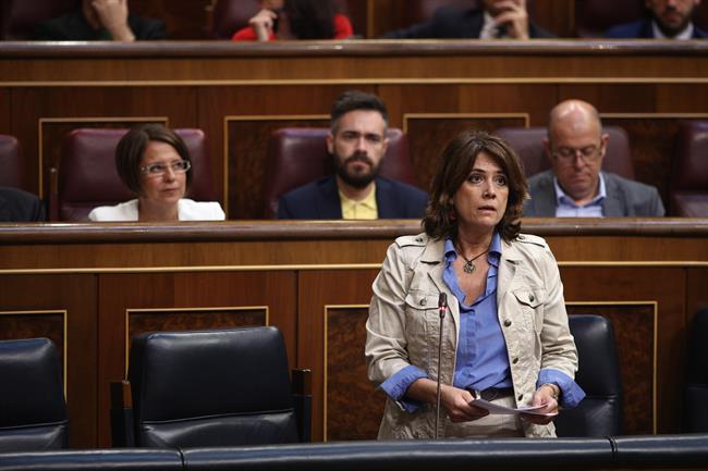 Dolores Delgado interviene en la sesión de control al Gobierno en el Congreso | EDUARDO PARRA/EUROPA PRESS ep dolores delgado intervienela sesioncontrolgobiernocongreso