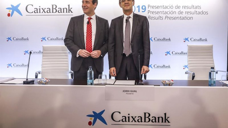 El consejero delegado de CaixaBank, Gonzalo Gortázar, y el presidente de CaixaBank, Jordi Gual | Rober Solsona - Europa Press ep el consejero delegado de caixabank gonzalo gortazar y el presidente de caixabank jordi gual 20200221184903