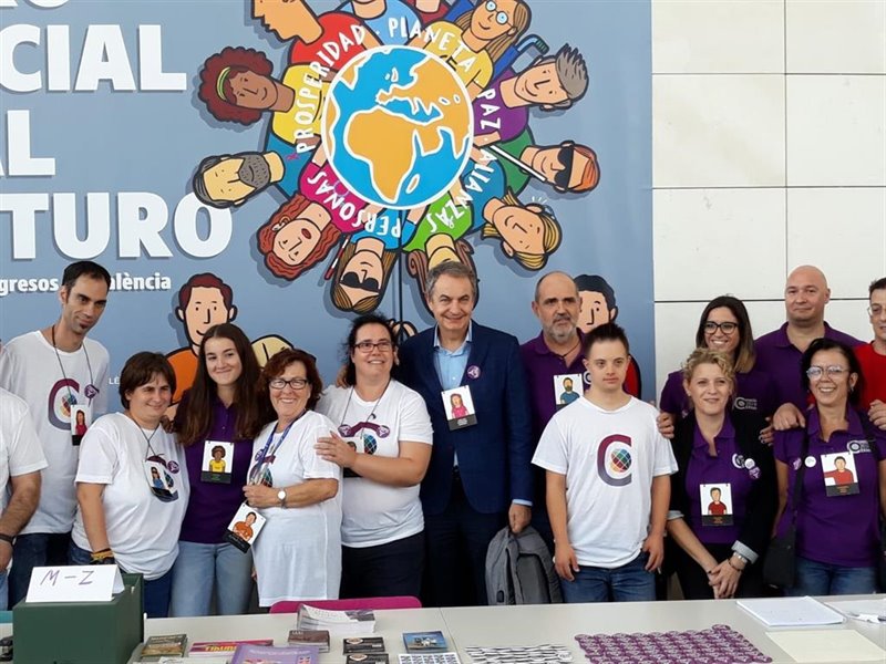ep el expresidente del gobierno jose luis rodriguez zapatero en un acto en valencia