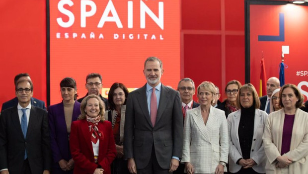 ep el presidente de fira de barcelona pau relat 1i la vicepresidenta primera del gobierno y ministra