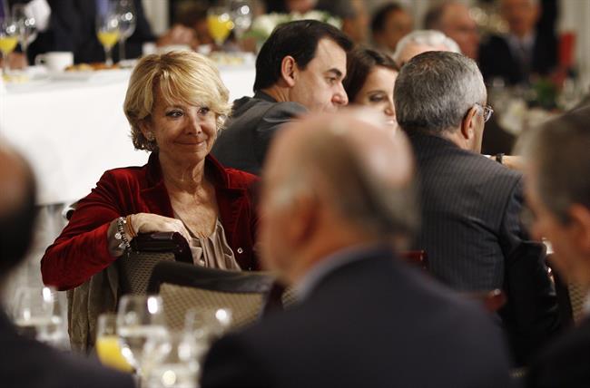 Esperanza Aguirre en un desayuno Informativo de Europa Press | EUROPA PRESS ep esperanza aguirreun desayuno informativoeuropa press