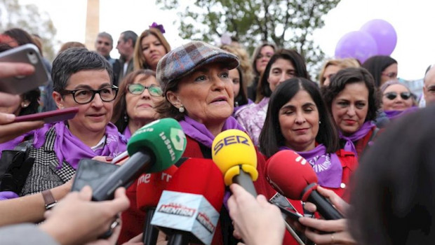 ep i-d la ministra de asuntos exteriores arancha gonzalez laya la vicepresidenta primera del