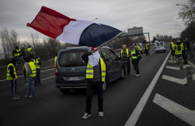 ep imagenes de las concentraciones en toulouse en el quinto sabado de protestas de los chalecos