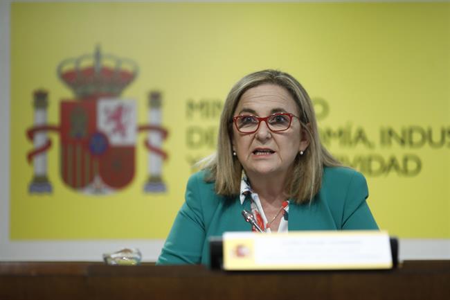 Irene Garrido en la presentación de los datos del IPC | EUROPA PRESS ep irene garridola presentacionlos datosipc