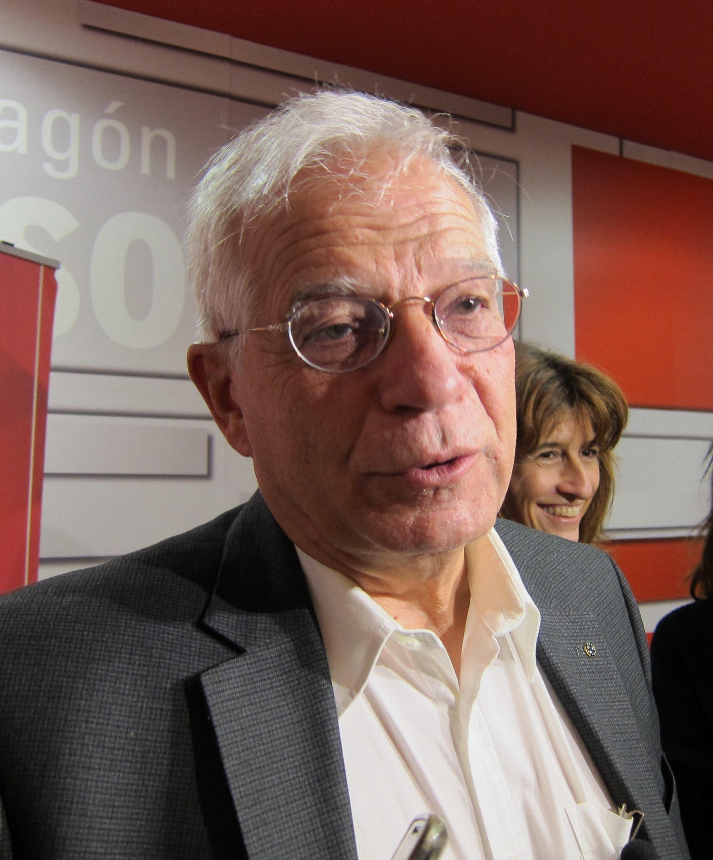 Josep Borrell ha asistido a un acto de Carmen Dueso esta tarde en Zaragoza | EUROPA PRESS ep josep borrellasistidoun actocarmen duesotardezaragoza