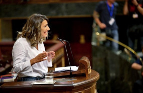 ep la diputadagaliciacomun yolanda diaz duranteprimera jornadadebateinvestidura 2019
