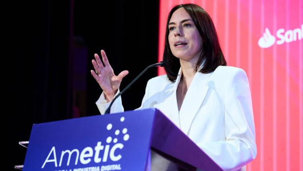 ep la ministra de ciencia innovacion y universidadesdiana morant en el 40 encuentro de ametic