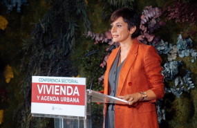 ep la ministra de vivienda isabel rodriguez durante una rueda de prensa antes de la conferencia