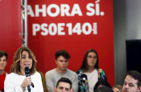 ep la secretaria general del psoe de andalucia susana diaz interviene en un encuentro con jovenes