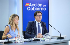 ep la vicepresidenta segunda y ministra de trabajo yolanda diaz y el ministro para la transformacion