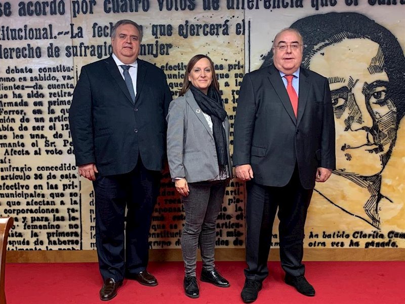 ep los senadores vascos del pse-ee txema oleaga julia liberal y tontxu rodriguez