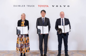 ep toyota se une a daimler truck y volvo group para colaborar en tecnologia de pilas de combustible