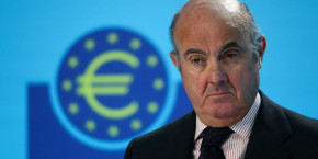 le vice president de la bce luis de guindos lors d une conference de presse 
