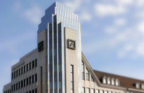 dl deutsche bank db banking office financial services trading markets frankfurt germany building logo pb