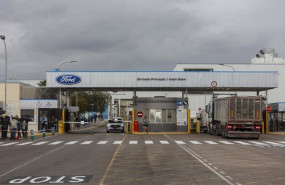 ep archivo   ford almussafes imagen de archivo