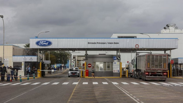 ep archivo   ford almussafes imagen de archivo